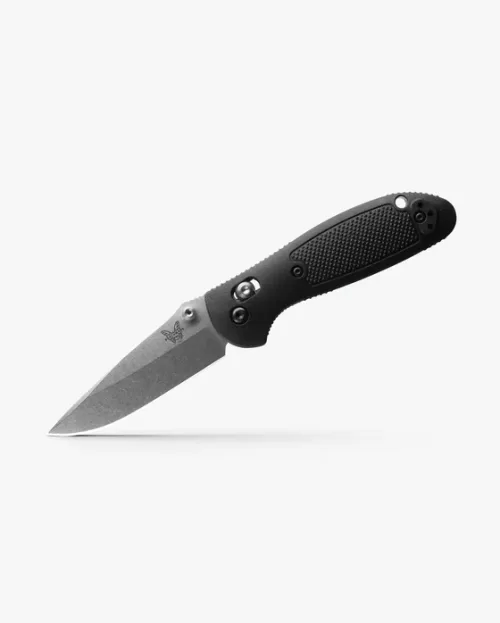 Cuchillo Benchmade ¨Mini Griptilian¨ Black Grivory Drop-point